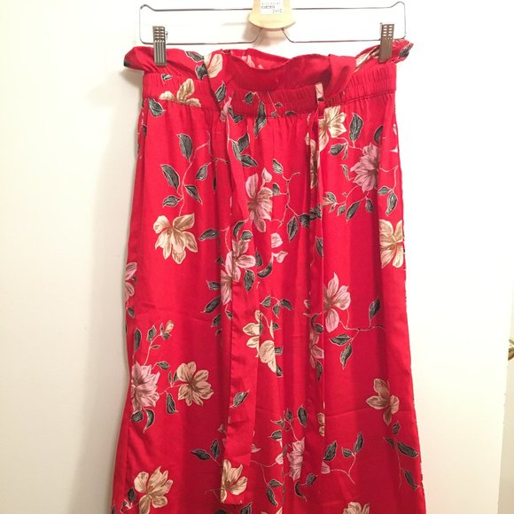 Wide Leg High Waist Culottes - Picture 1 of 3